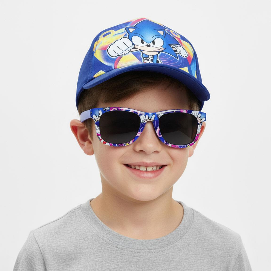 Gorra set gafas de sol sonic