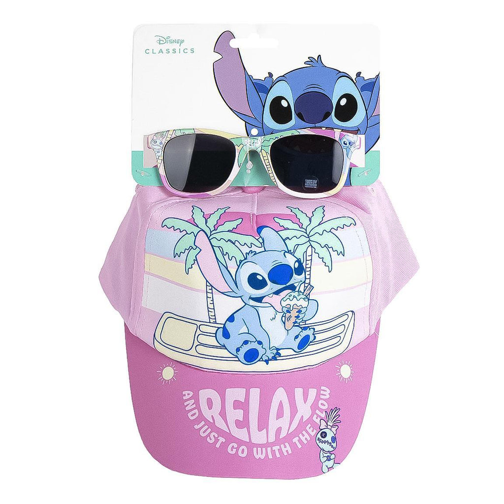 Gorra set gafas de sol stitch
