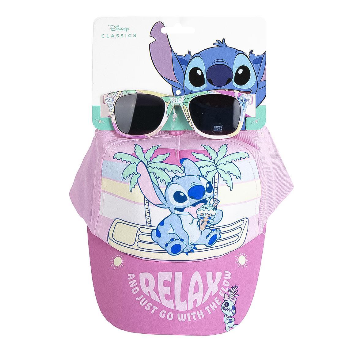 Gorra set gafas de sol stitch