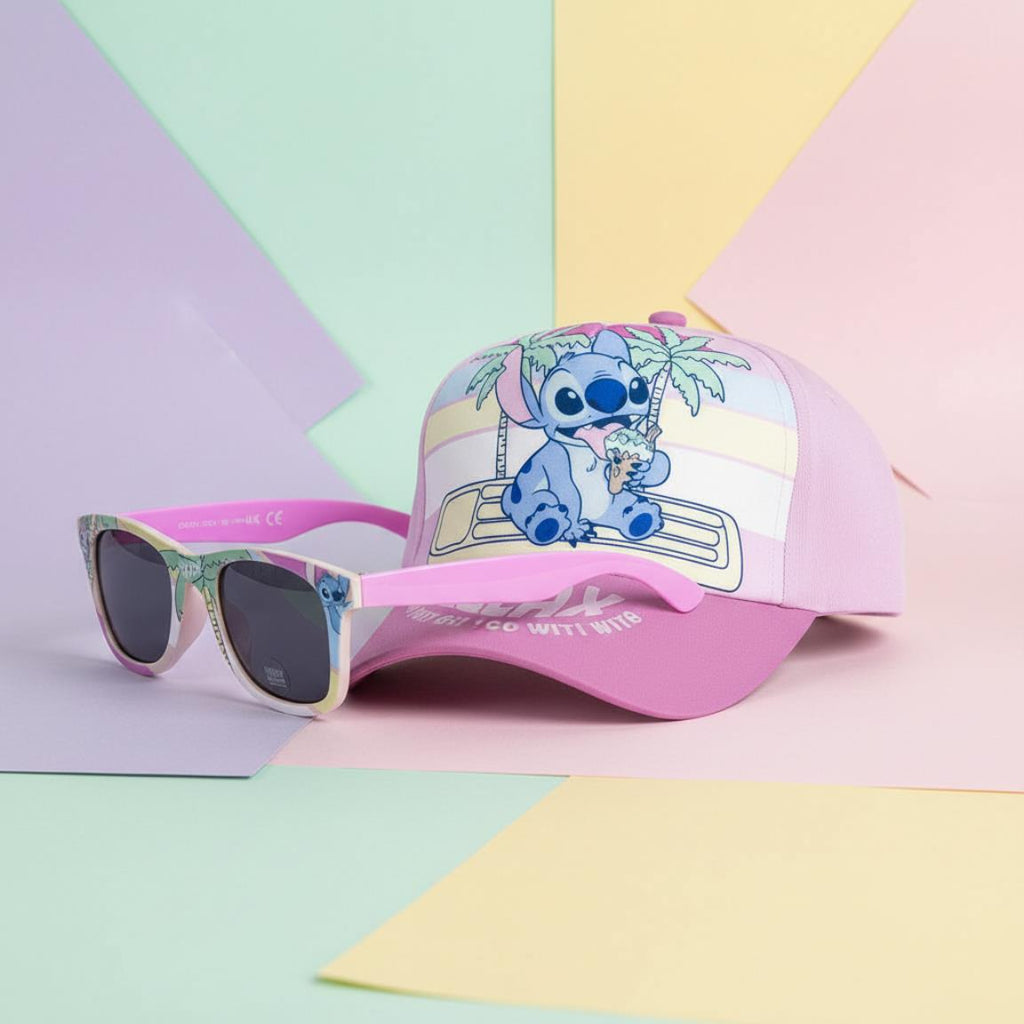 Gorra set gafas de sol stitch