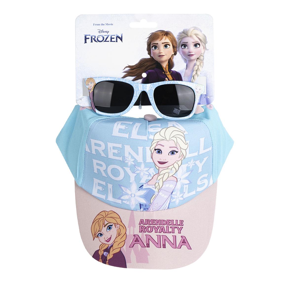 Gorra set gafas de sol frozen