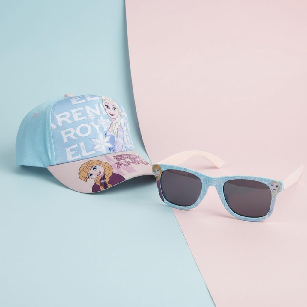 Gorra set gafas de sol frozen