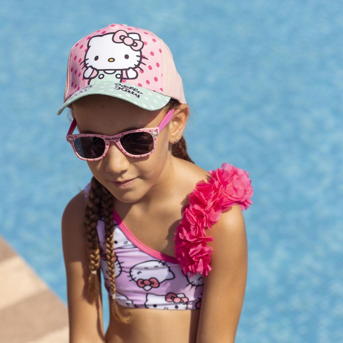 Gorra set gafas de sol hello kitty