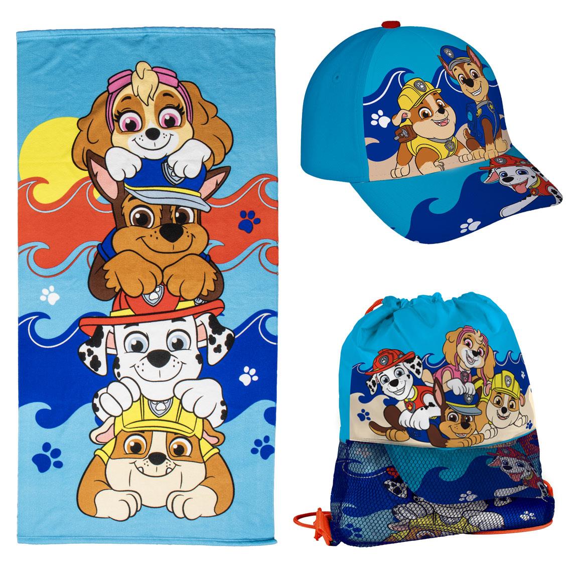Toalla set saquito paw patrol