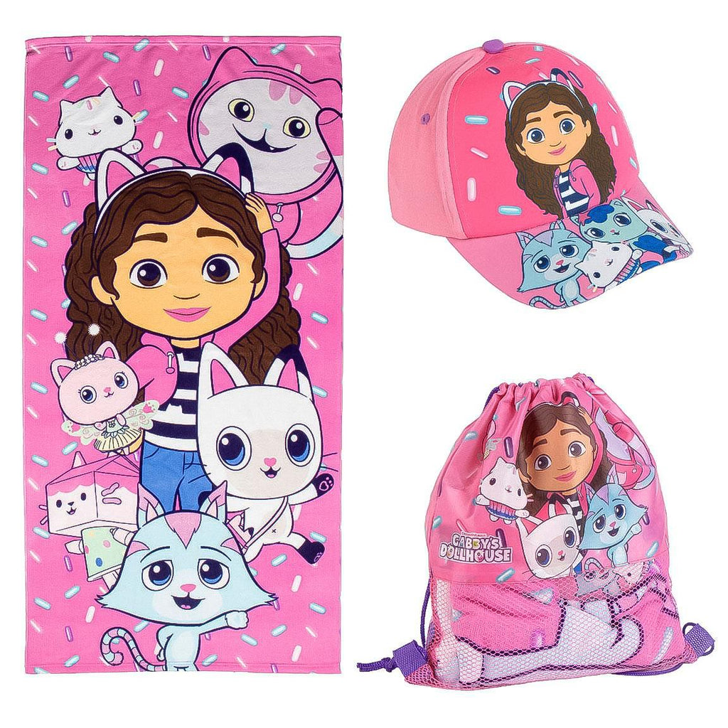 Toalla set saquito gabby´s dollhouse