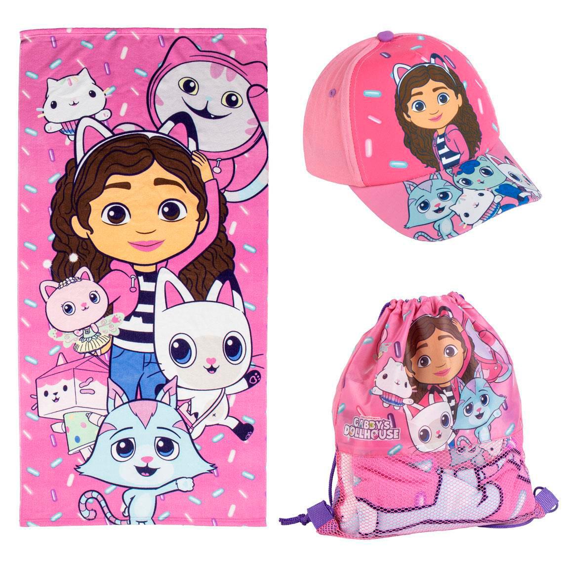 Toalla set saquito gabby´s dollhouse