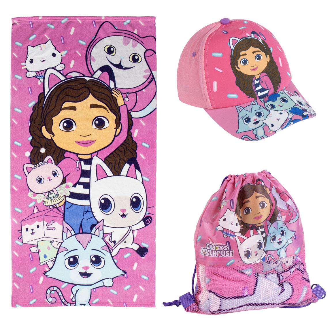Toalla set saquito gabby´s dollhouse