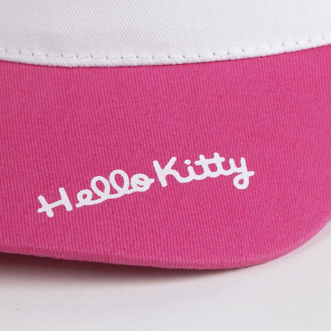 Gorra visera curva aplicaciones hello kitty