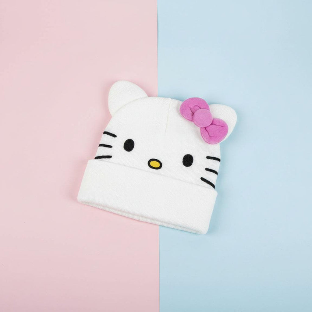 Gorro punto hello kitty