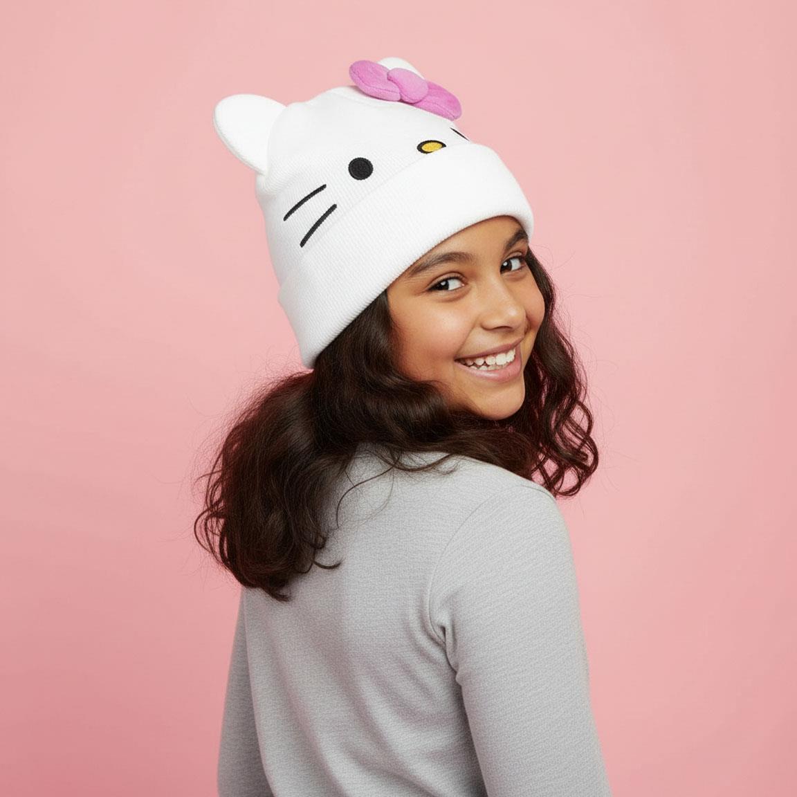 Gorro punto hello kitty