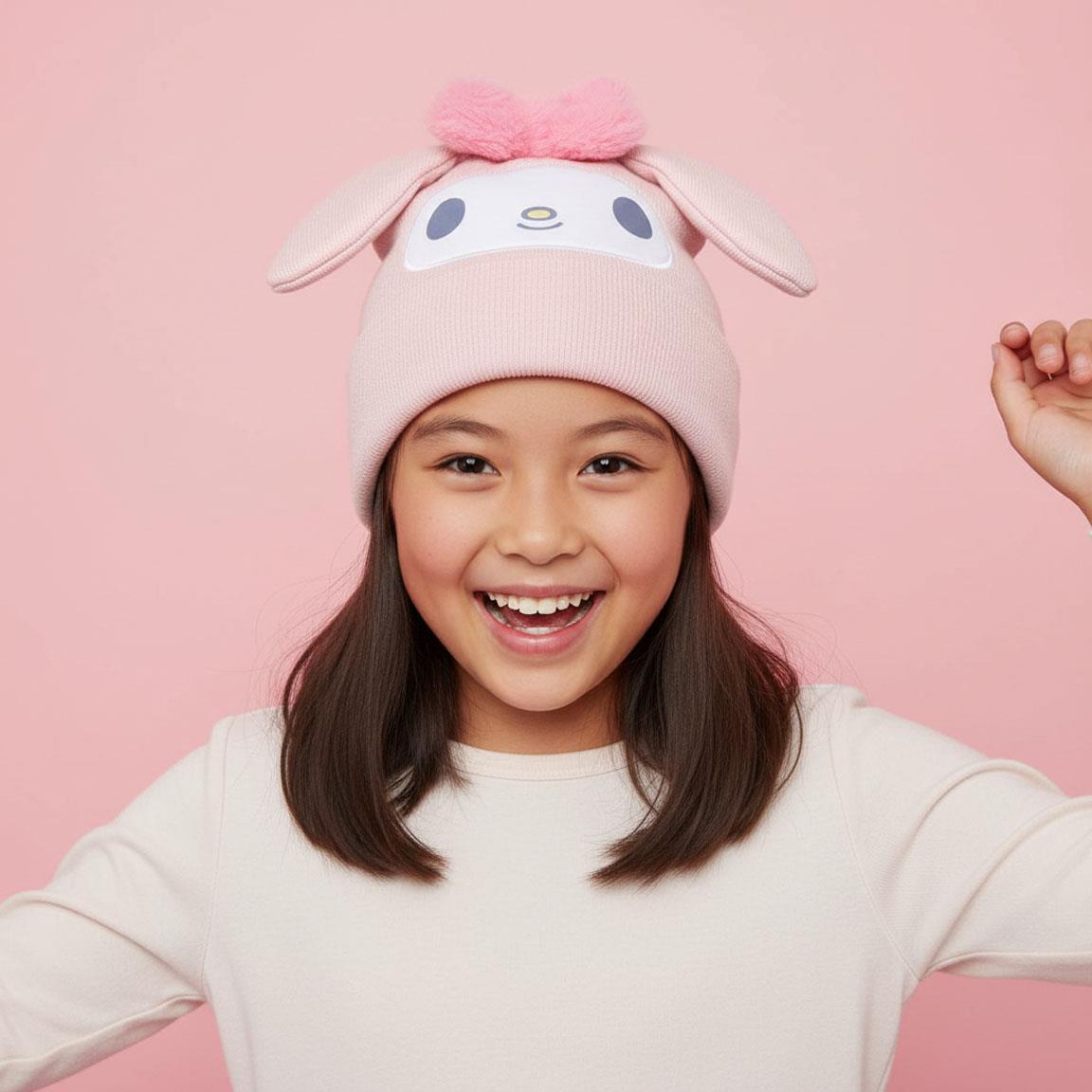 Gorro punto hello kitty