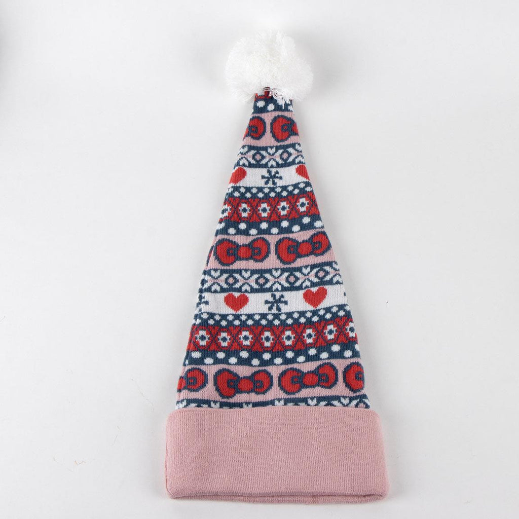 Gorro punto navideño hello kitty