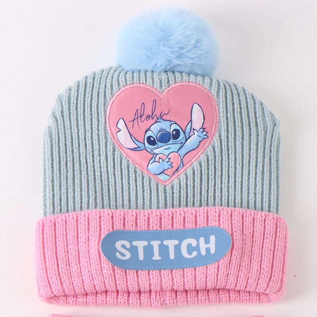 Conjunto 3 piezas bufanda stitch