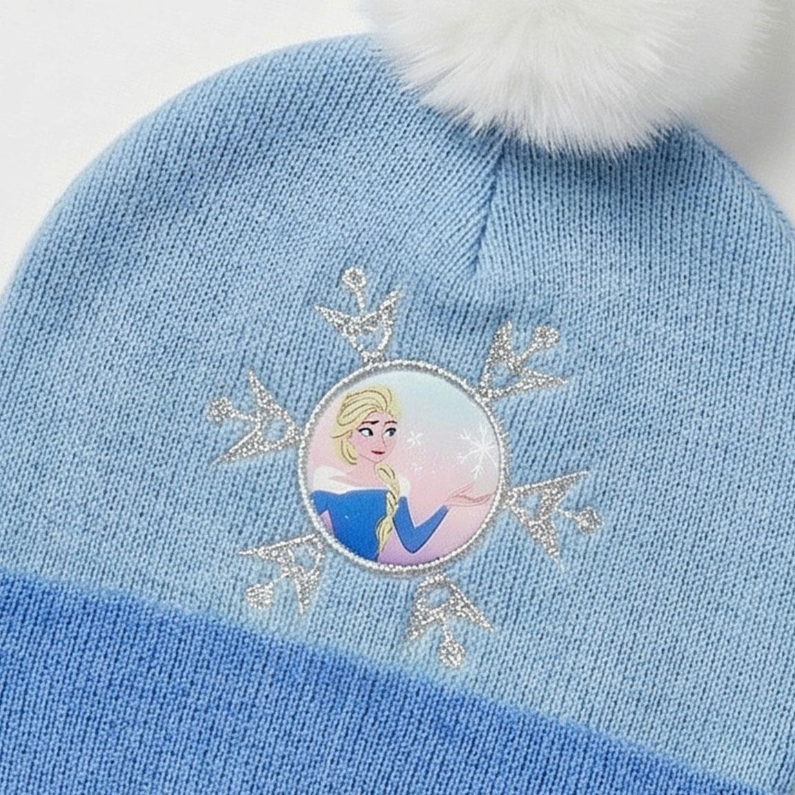 Conjunto 3 piezas bufanda frozen