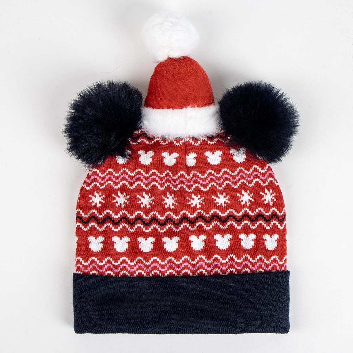 Gorro punto christmas minnie