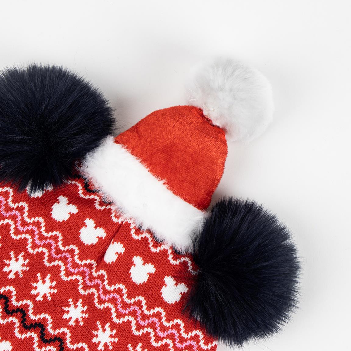 Gorro punto christmas minnie