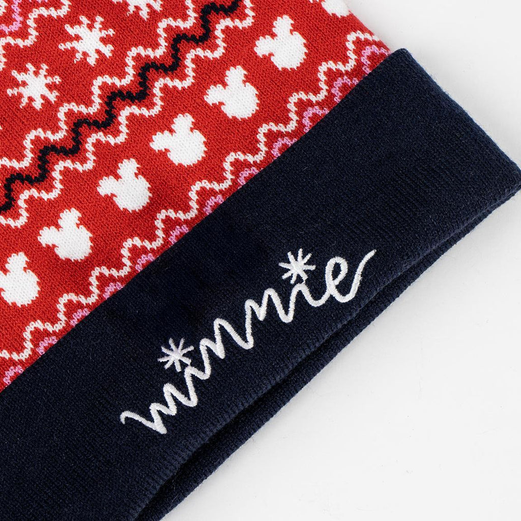 Gorro punto christmas minnie