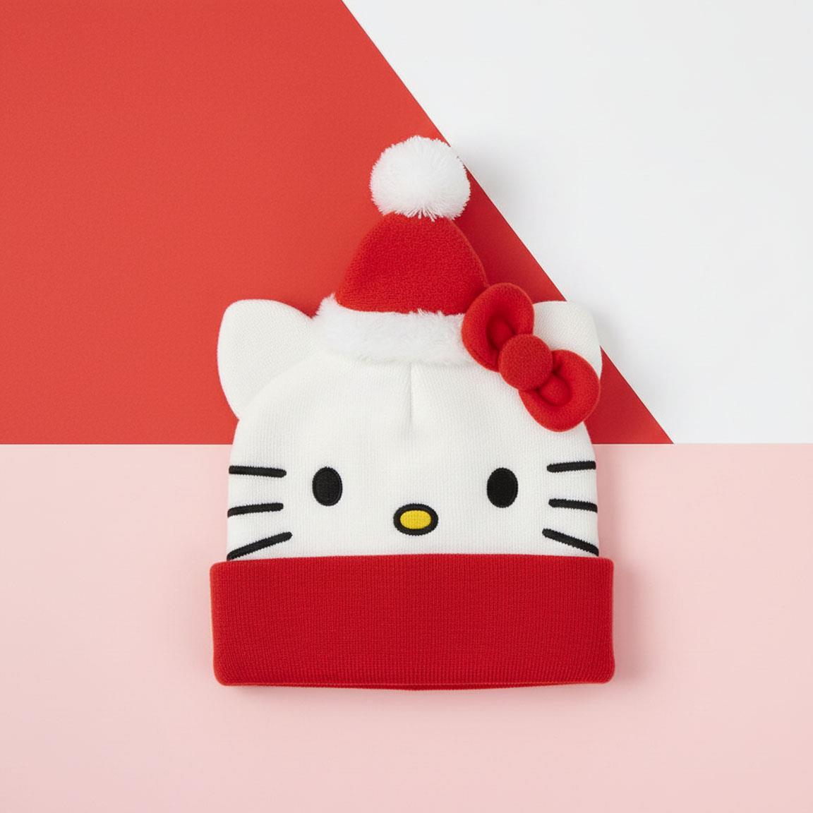 Gorro punto christmas hello kitty