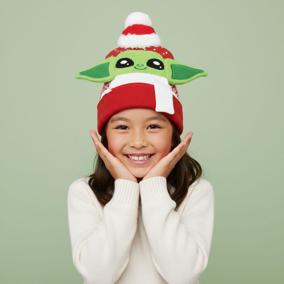 Gorro punto christmas the mandalorian
