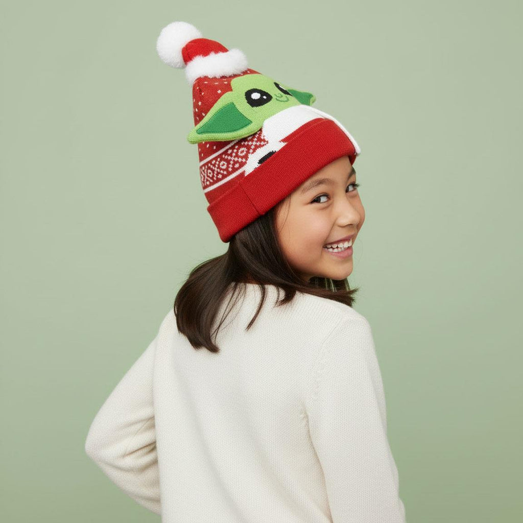 Gorro punto christmas the mandalorian