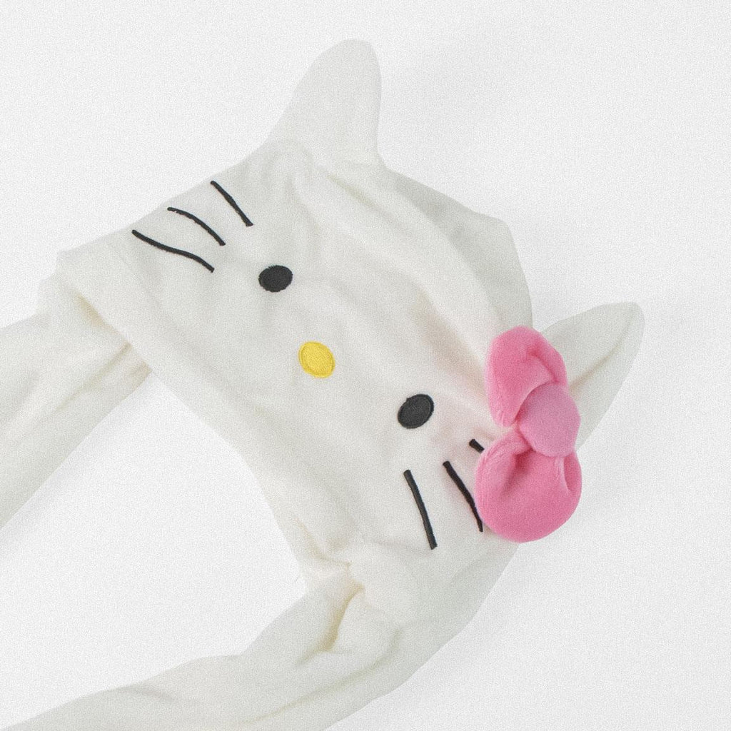 Gorro punto aplicaciones hello kitty
