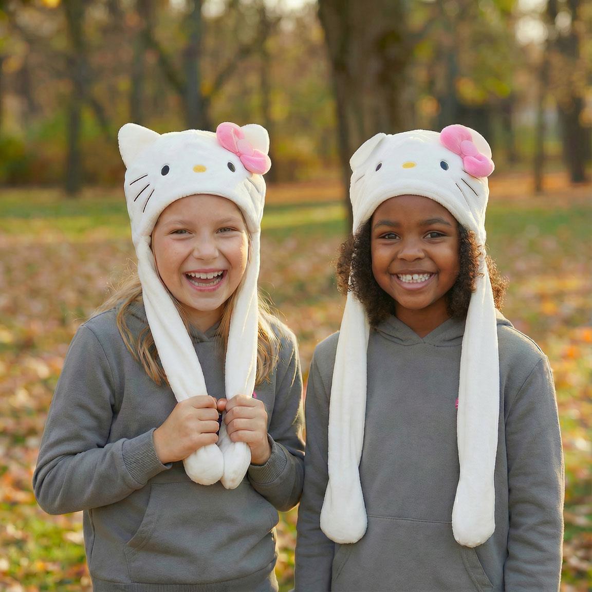 Gorro punto aplicaciones hello kitty