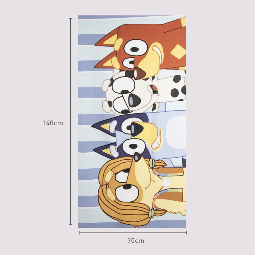 Toalla microfibra bluey