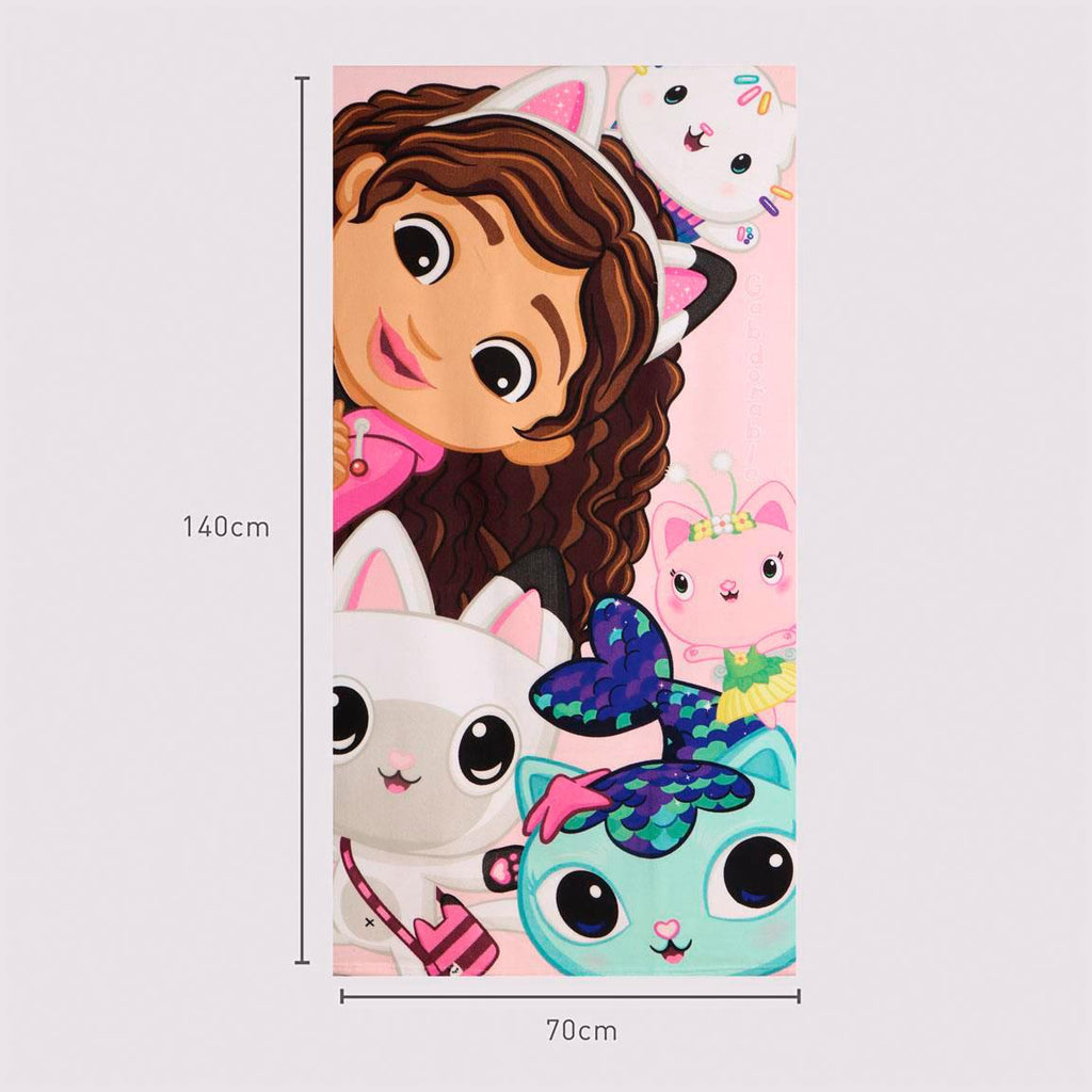 Toalla microfibra gabby´s dollhouse
