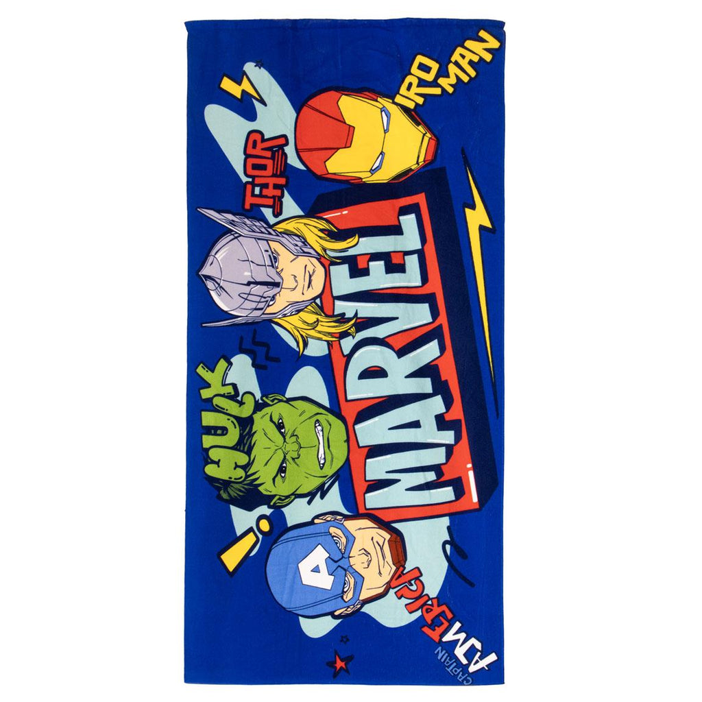 Toalla set gafas natación avengers
