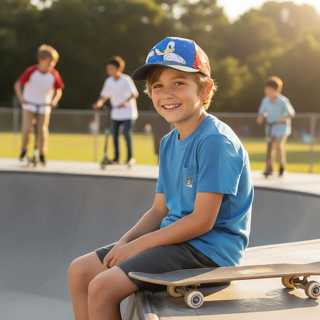 Gorra visera curva sonic