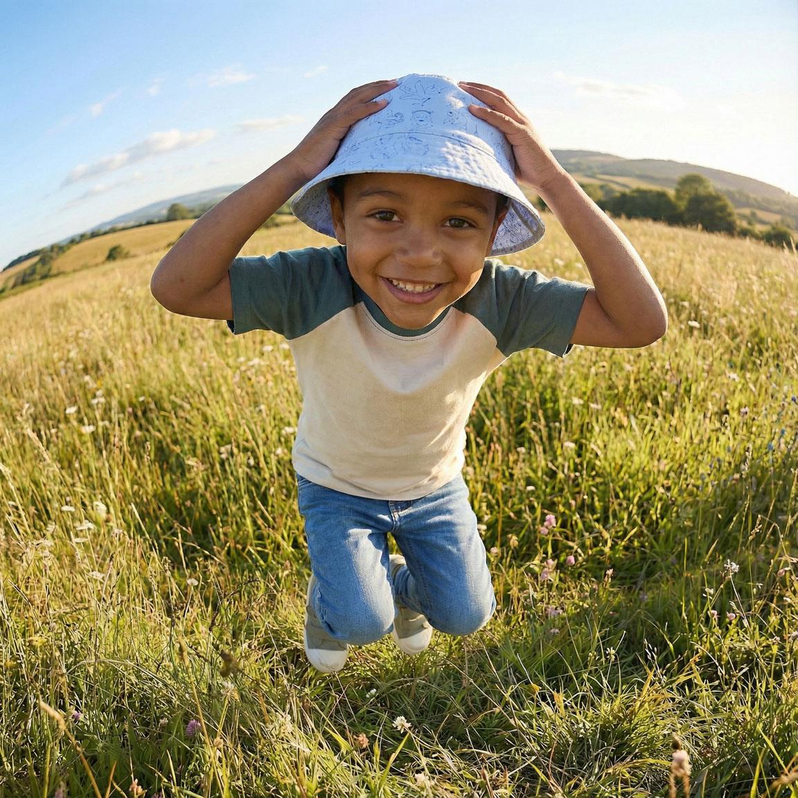 Gorro pescador bluey