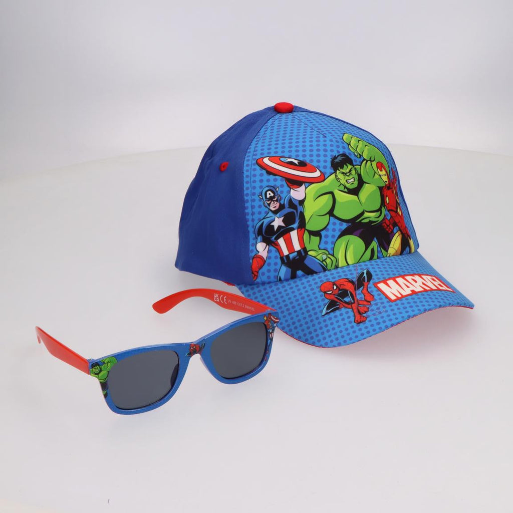 Gorra set gafas de sol avengers hulk