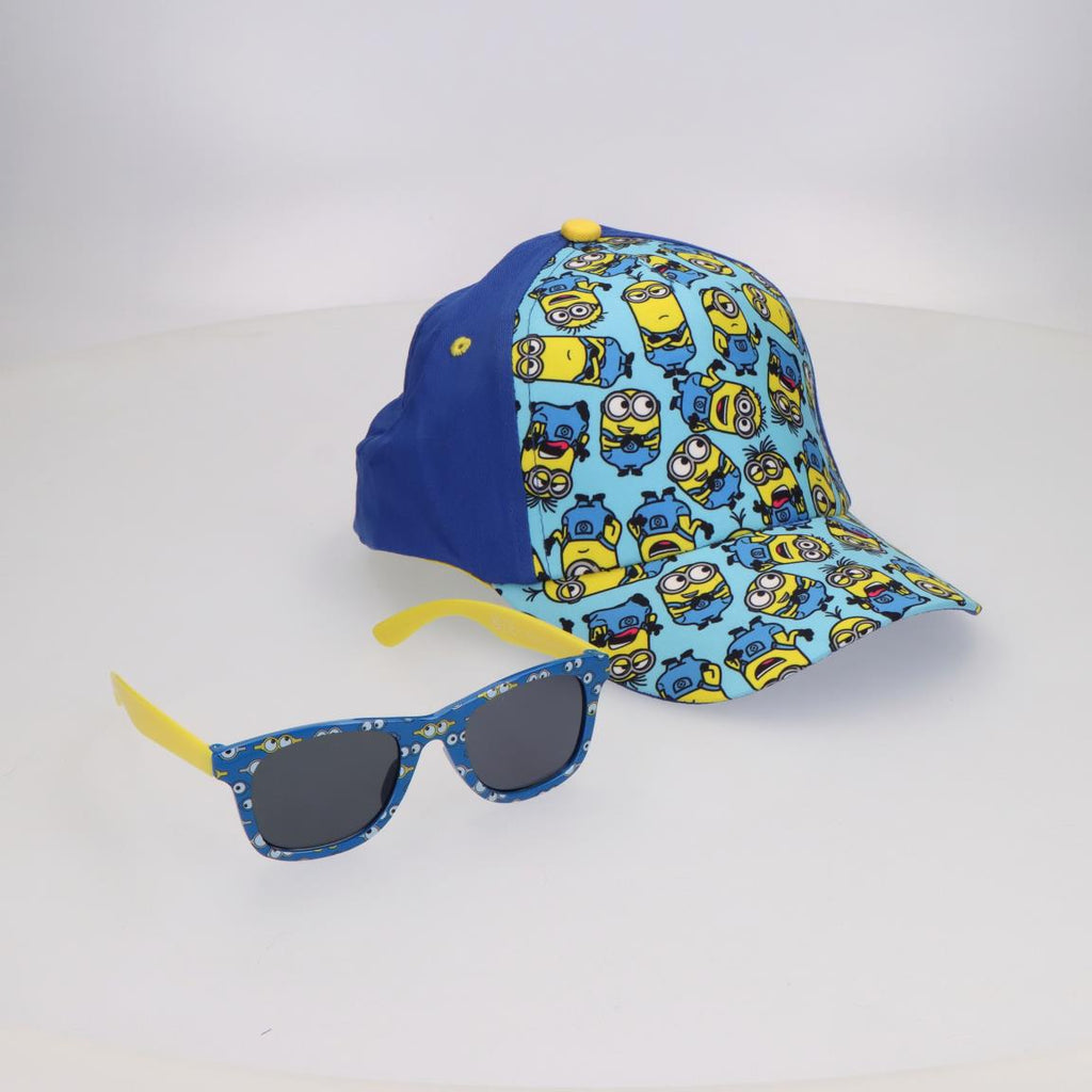 Gorra set gafas de sol minions