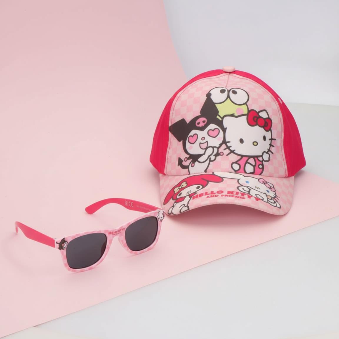 Gorra set gafas de sol hello kitty