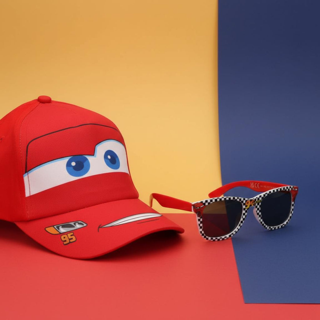 Gorra set gafas de sol cars
