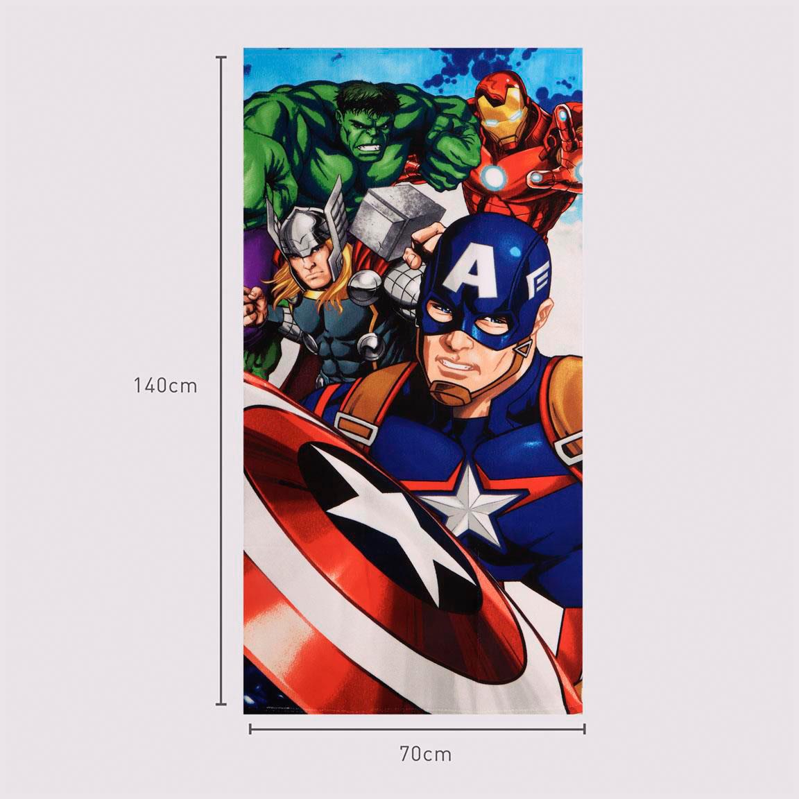 Toalla microfibra avengers
