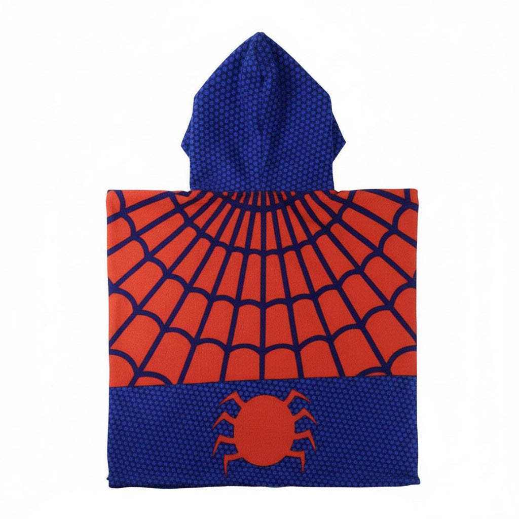 Poncho microfibra spiderman