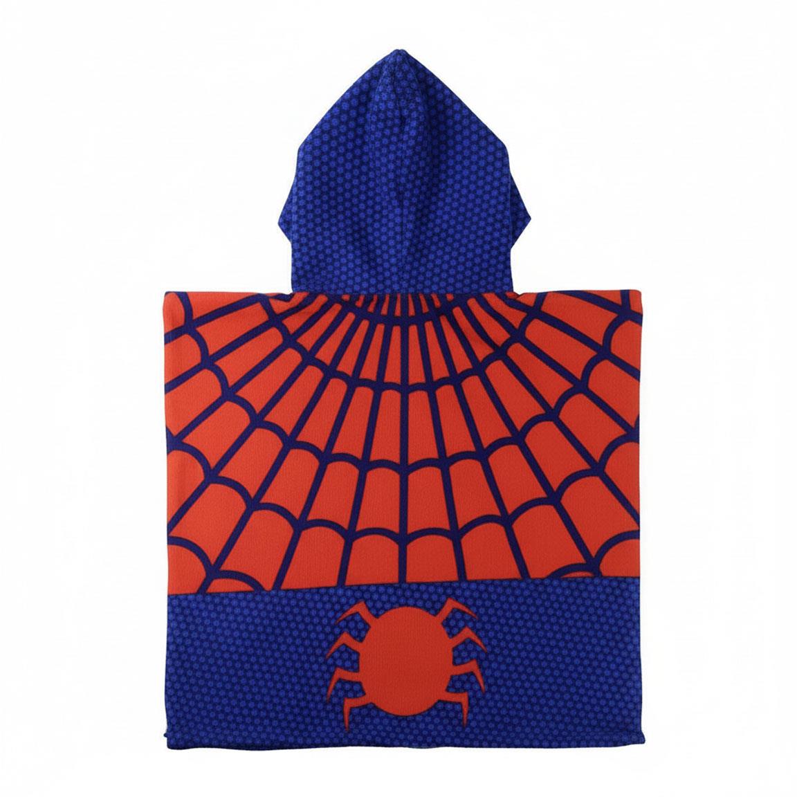 Poncho microfibra spiderman