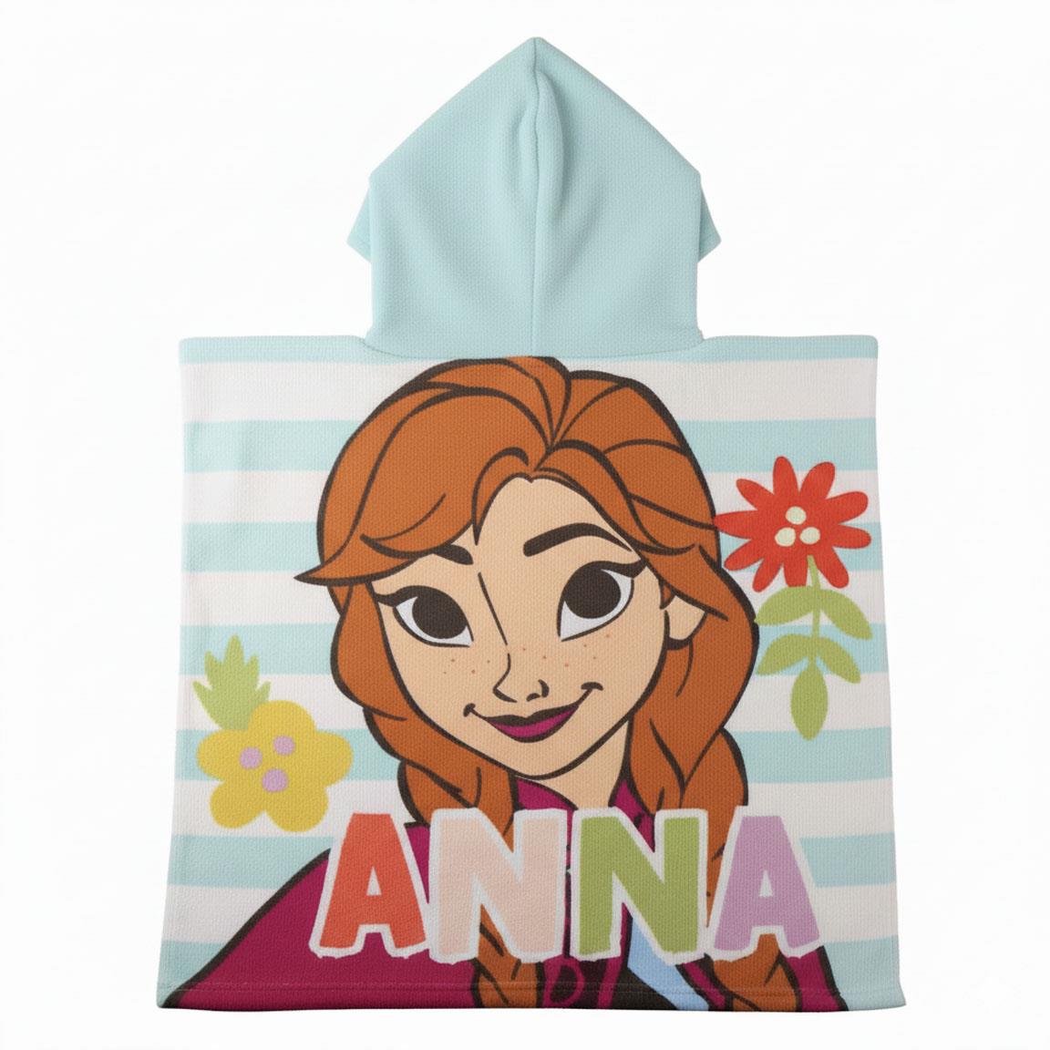 Poncho microfibra frozen