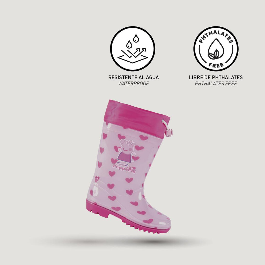 Botas lluvia pvc peppa pig