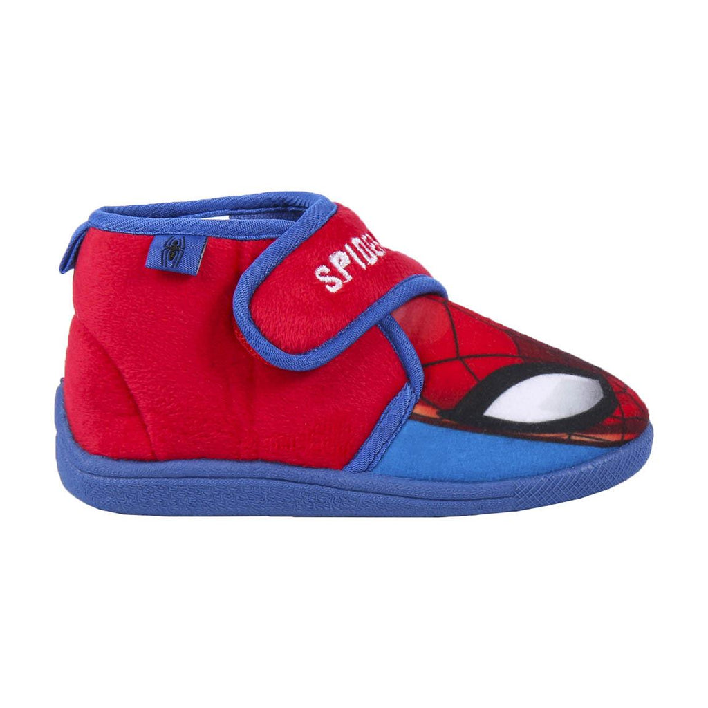 Zapatillas de casa media bota spiderman