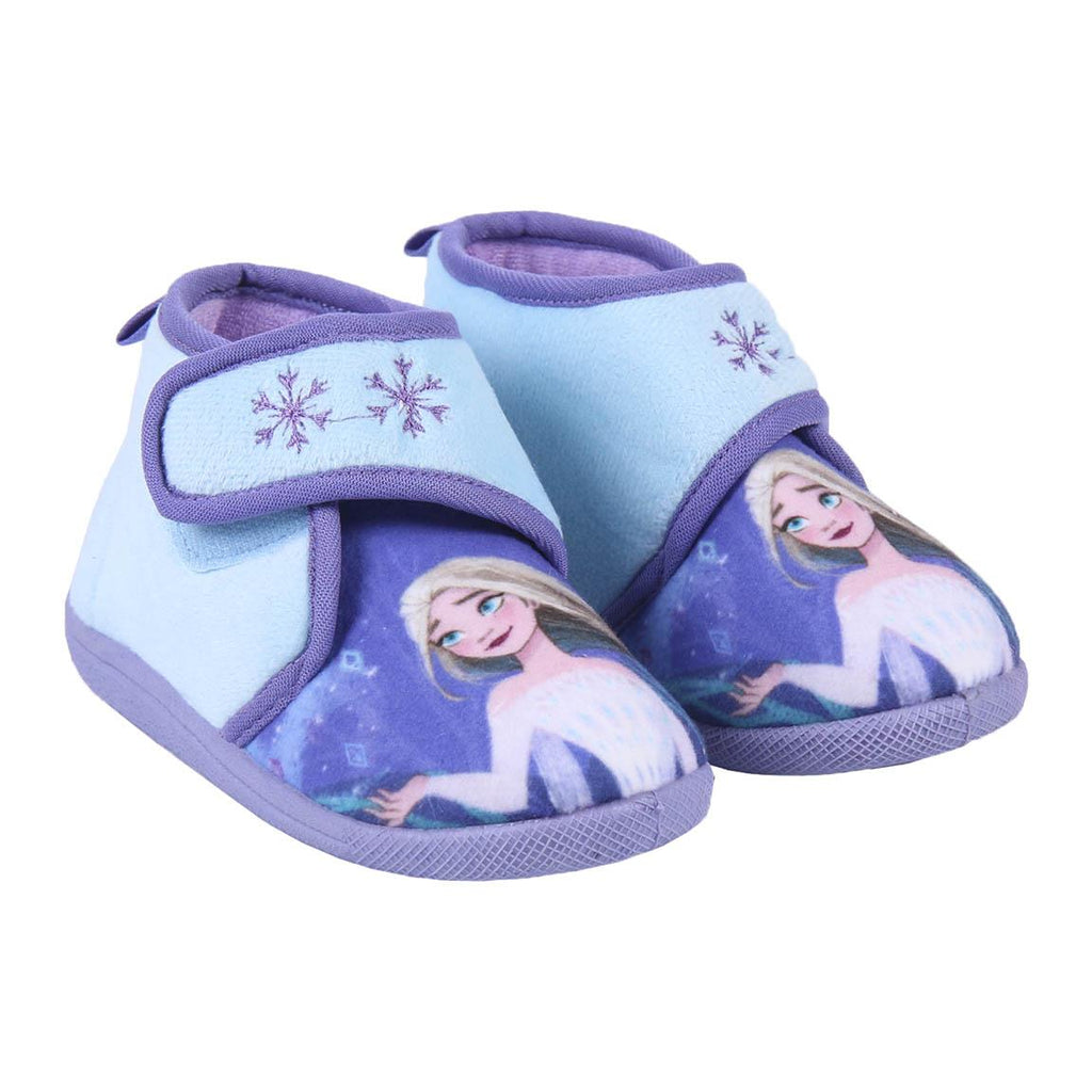 Zapatillas de casa media bota frozen