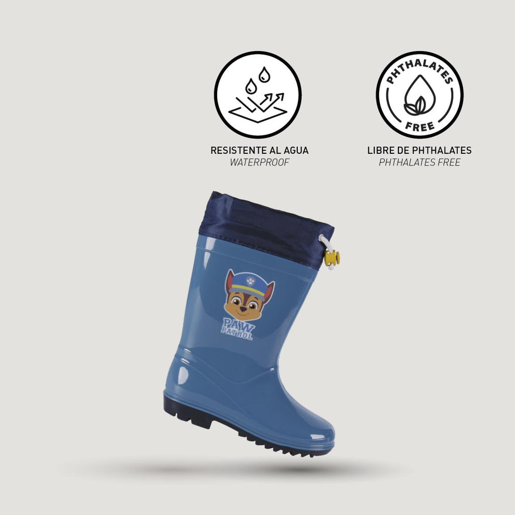 Botas lluvia pvc paw patrol