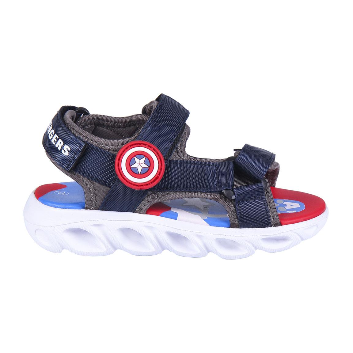 Sandalias travesía/deportivas técnica avengers capitan america