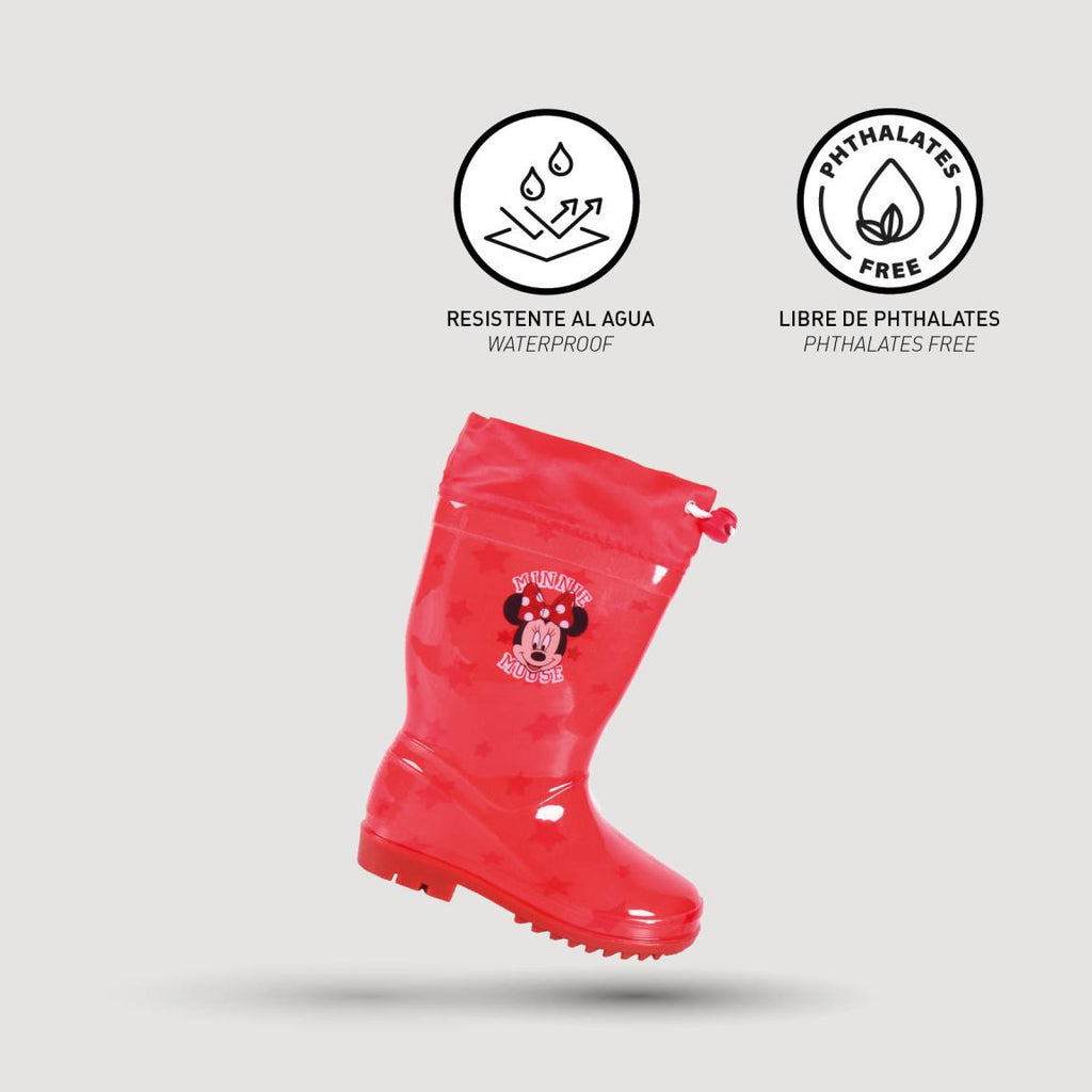 Botas lluvia pvc minnie