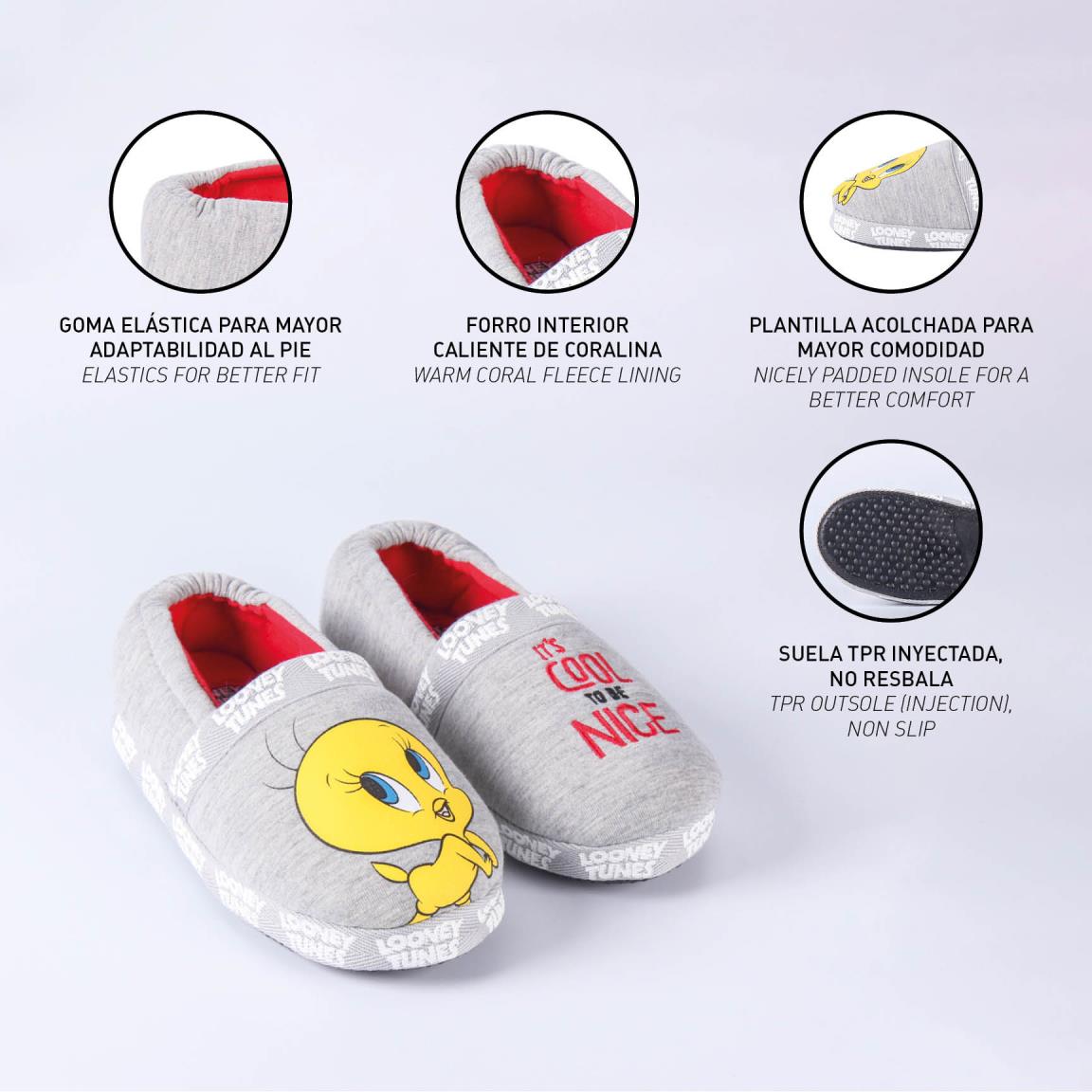 Zapatillas de casa francesita looney tunes