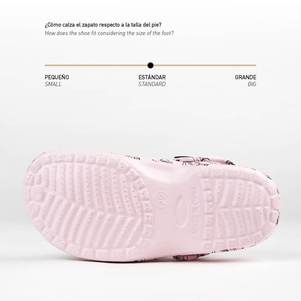 Zuecos eva estampado minnie