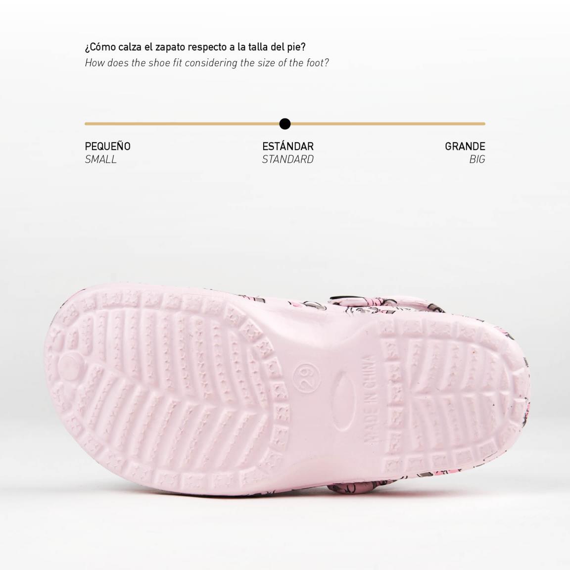 Zuecos eva estampado minnie