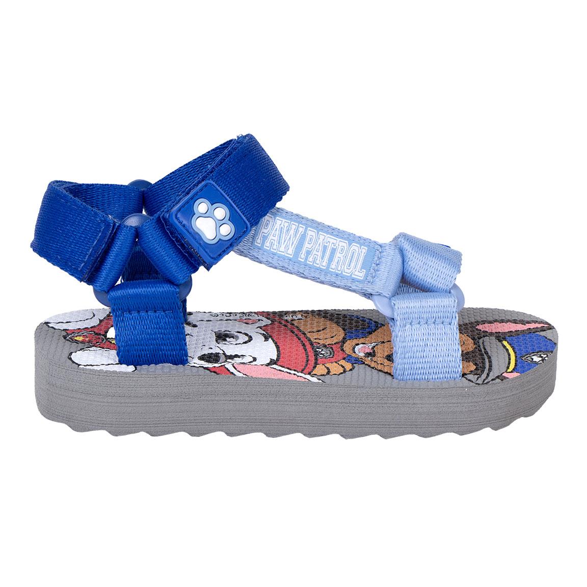 Sandalias casual velcro paw patrol