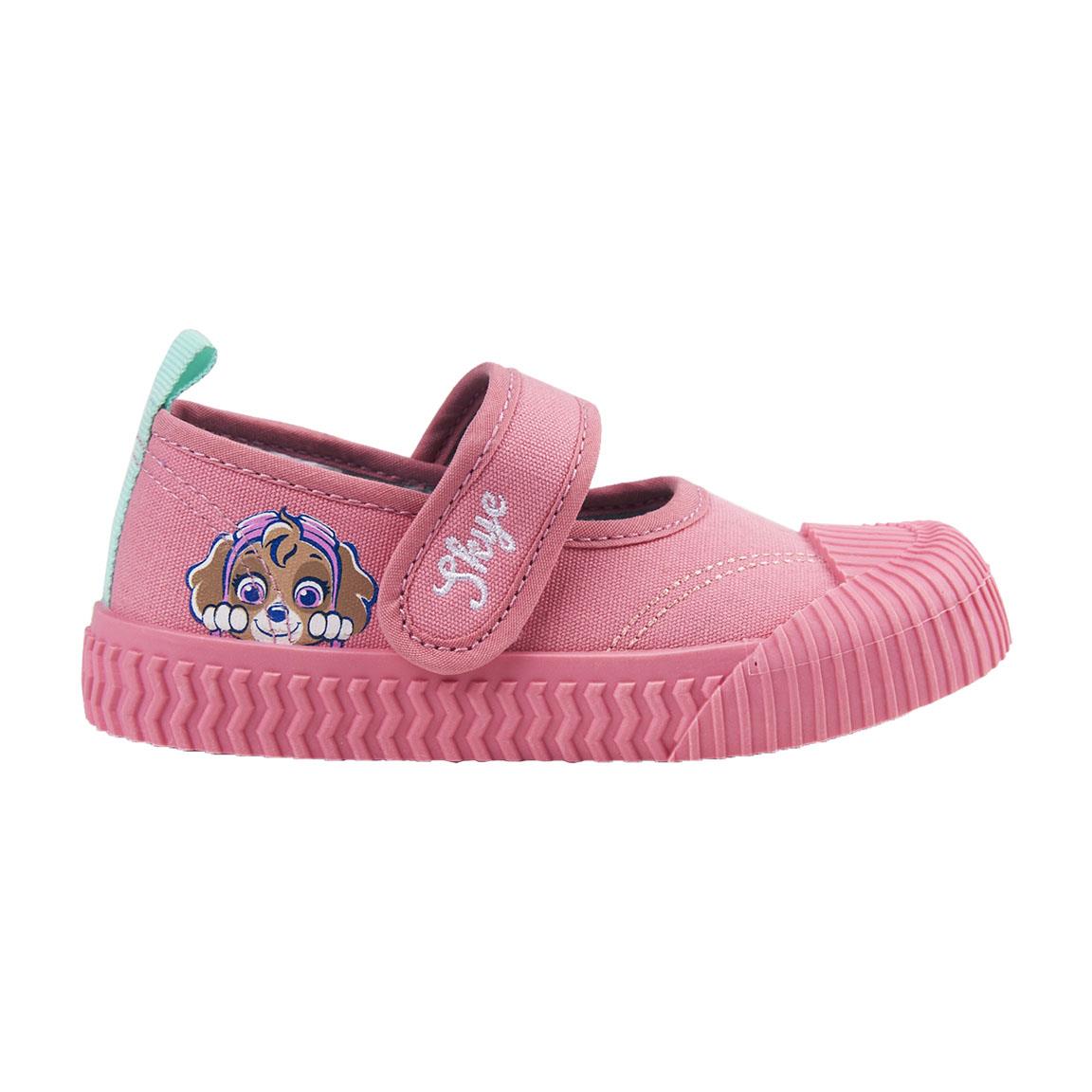 Zapatilla loneta suela pvc lazo paw patrol